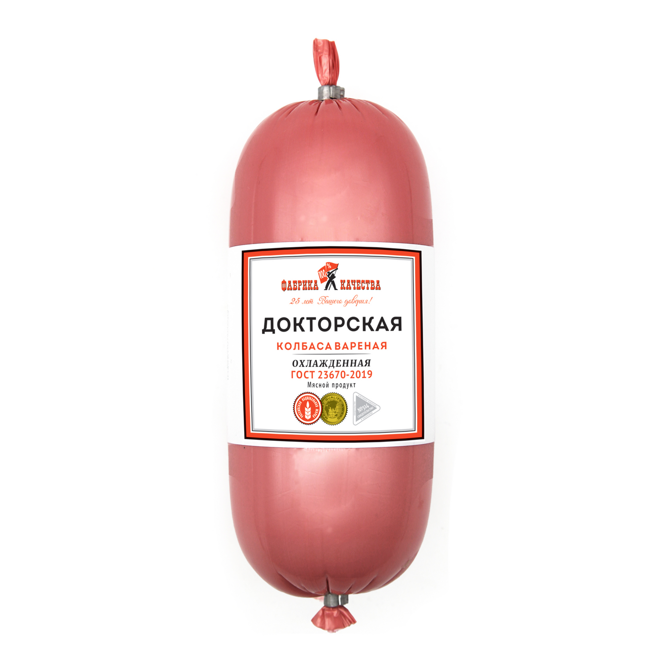 

Колбаса Фабрика качества Докторская вареная 500 г