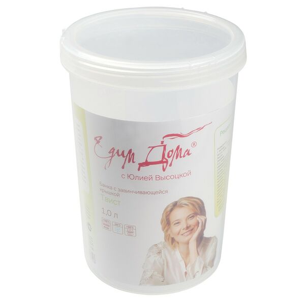 Банка Едим Дома с завинчивающейся крышкой, 1 л, пластик