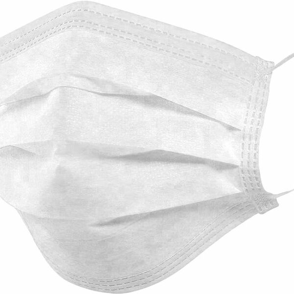 Маска одноразовая защитная для лица 50шт.