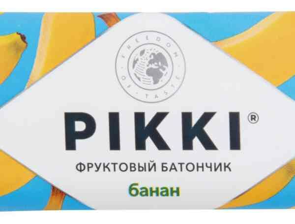Батончик фруктовый Pikki Банан