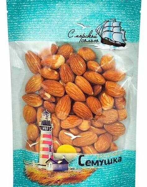 Миндаль жареный Семушка с морской солью