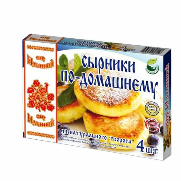 Сырники От Ильиной По-домашнему замороженные, 260г