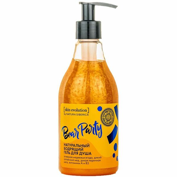 Гель для душа NATURA SIBERICA Skin Evolution Bear party Бодрящий 300 мл