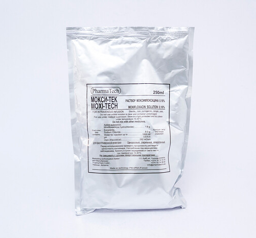 Мокси тек раствор 0,16% 250мл