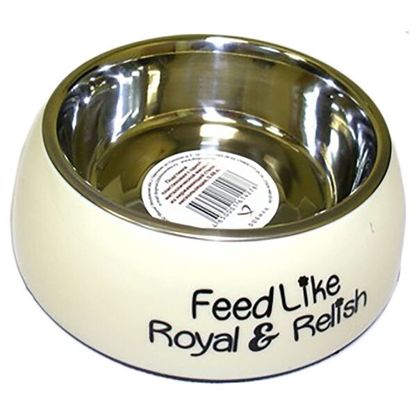 Подставка пласт. с одной метал. миской на резинке 0,9 л DOGMAN 