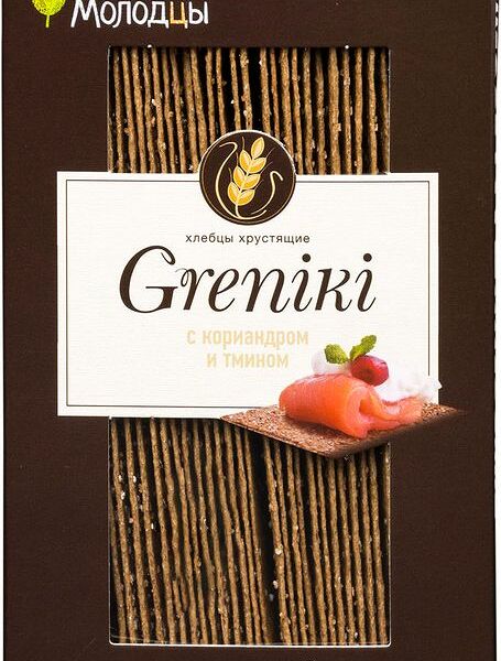 Хлебцы Хлебцы-молодцы Greniki с кориандром и тмином