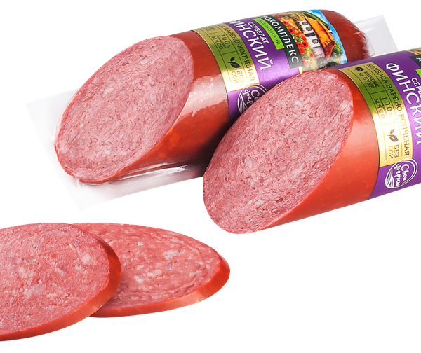 Колбаса варено-копченая Агрокомплекс Выселковский Сервелат финский