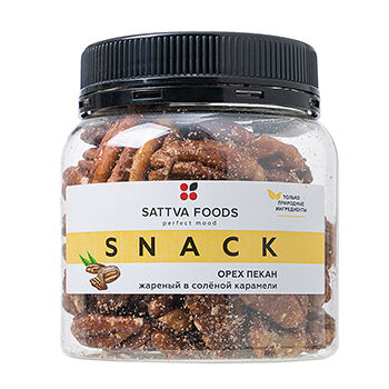 Орехи Sattva Foods Пекан жареный в соленой карамели