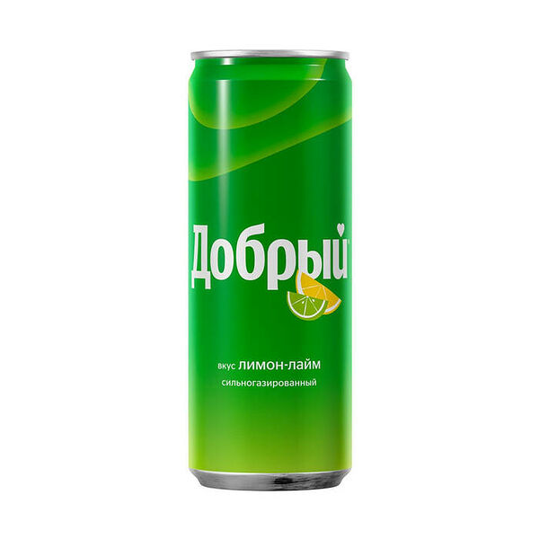 Напиток Добрый со вкусом Лимон-Лайм газированный