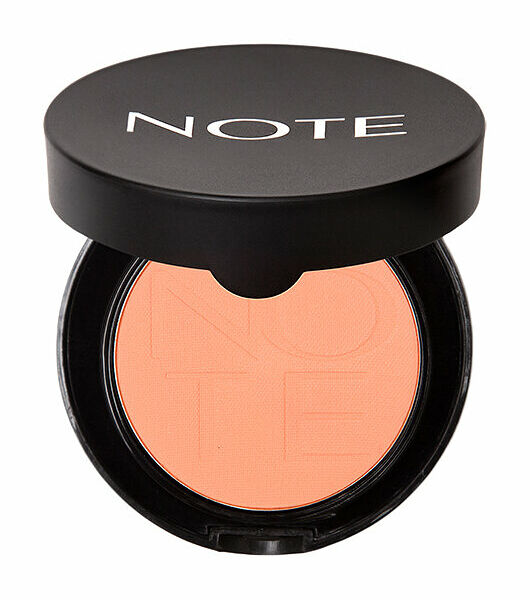 Румяна для лица Note компактные с эффектом сияния, 5,5 г, 04 Soft Peach