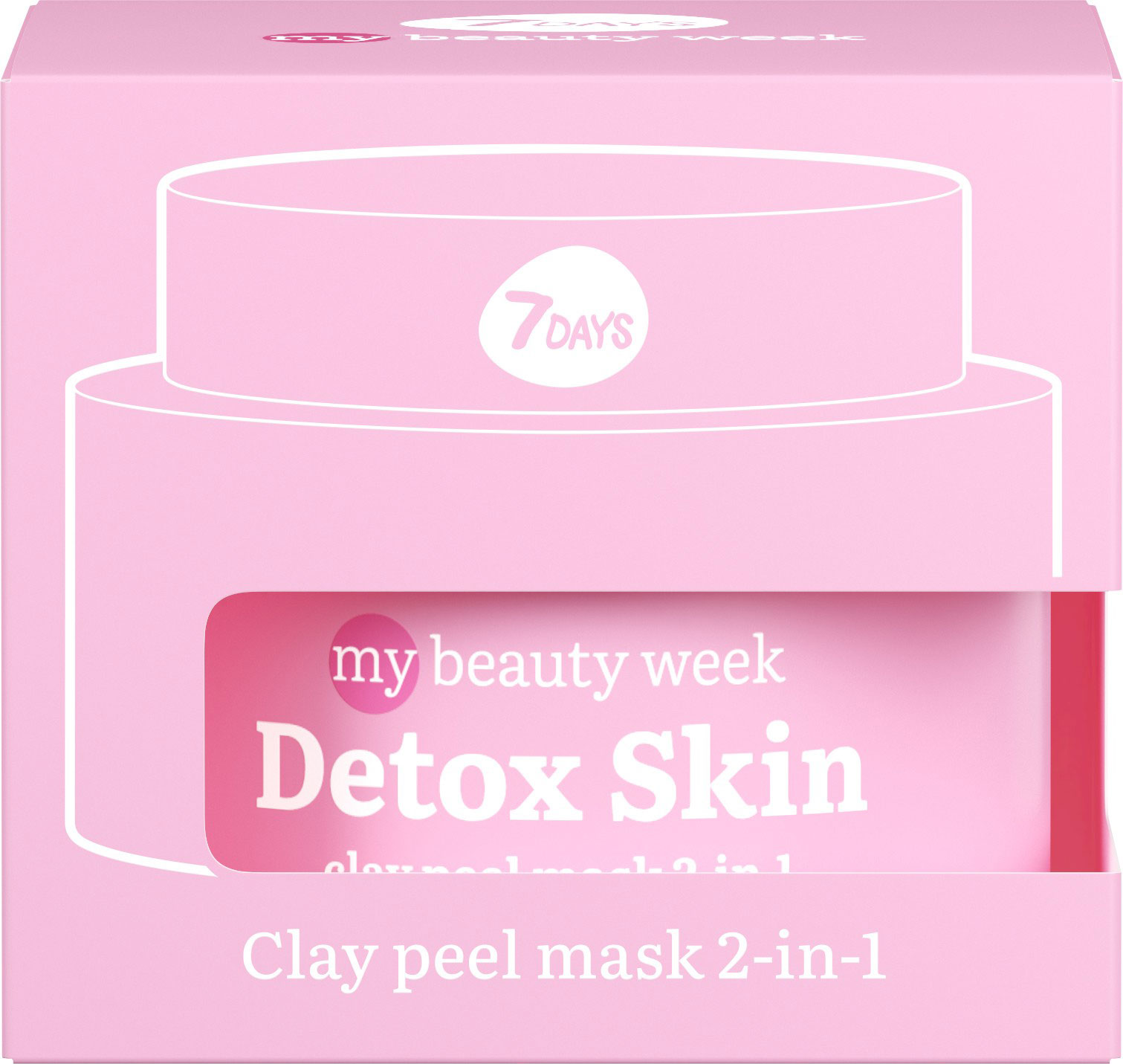 

Маска 7 Days Mbw Detox Skin для лица очищающая 2-в-1 50 мл