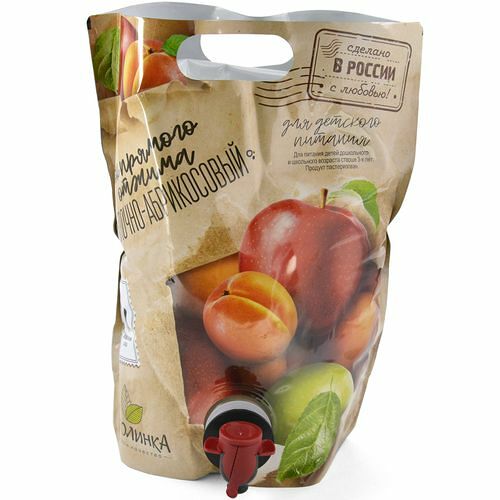 Сок прямого отжима Витолинка яблочно-абрикосовый