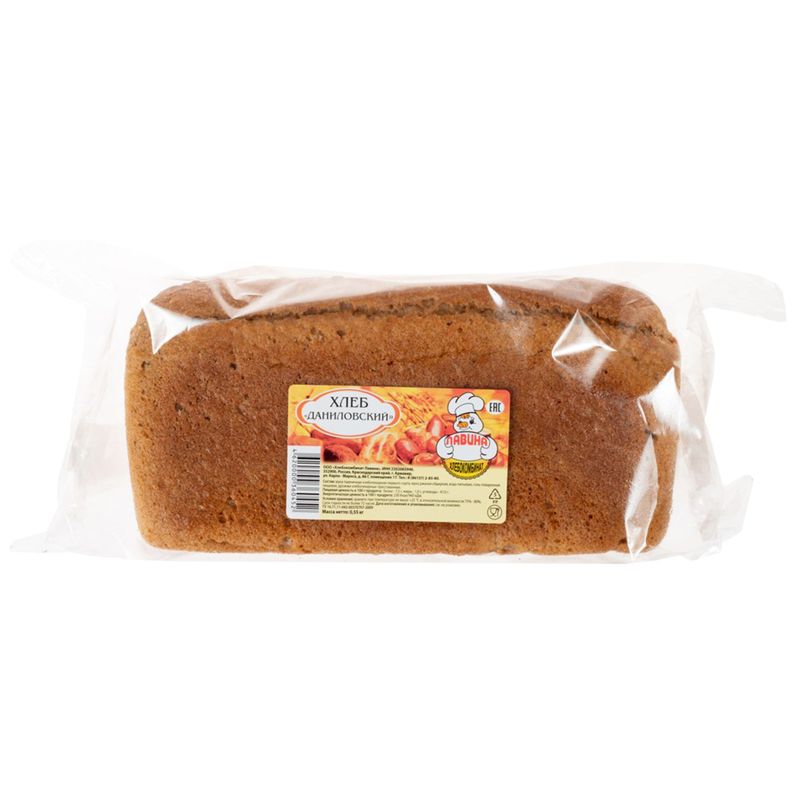 

Хлеб Хлебокомбинат Лавина Даниловский 550 г