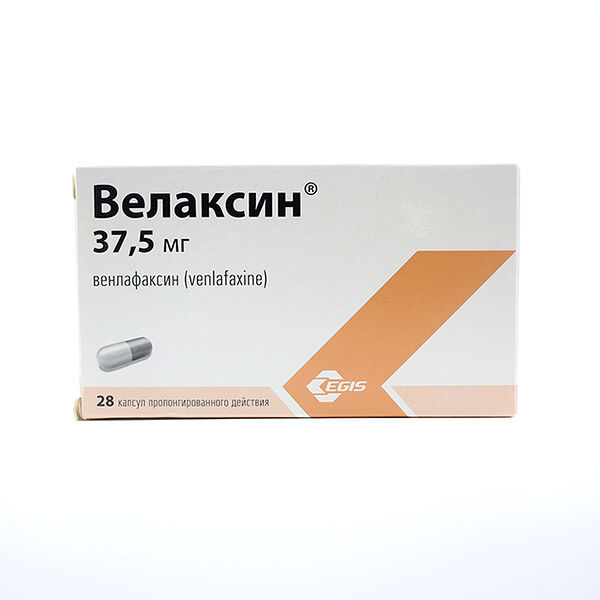 Велаксин DPC 37,5 мг N28