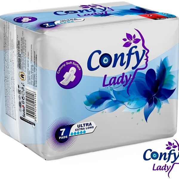 Прокладки Confy Ultra Night X-Long 7шт