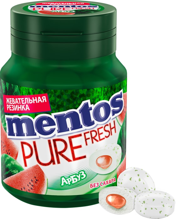 

Жевательная резинка Mentos Pure Fresh Арбуз 54 г