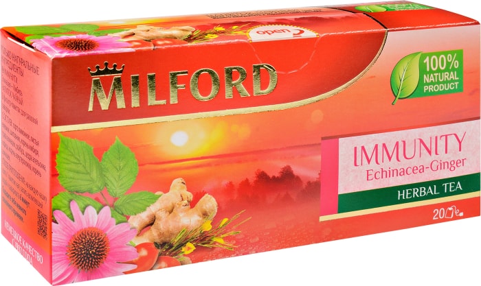 

Чайный напиток Milford Immunity Эхинацея, имбирь 40 г