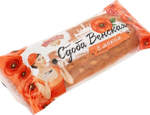 Сдоба Аладушкин Венская с маком