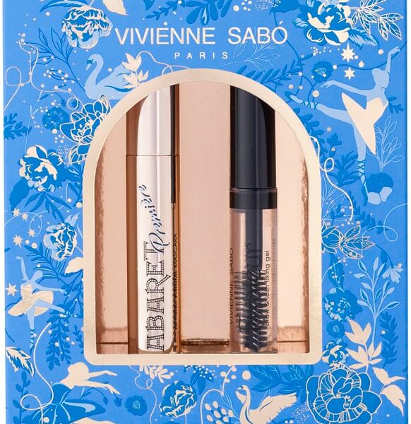 Подарочный набор Vivienne Sabo Тушь для ресниц Cabaret Premiere тон 01 и Гель для бровей и ресниц фиксирующий Fixateur тон 02