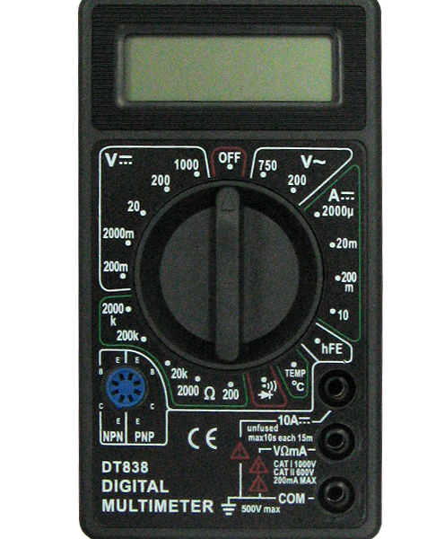 Мультиметр DT 838