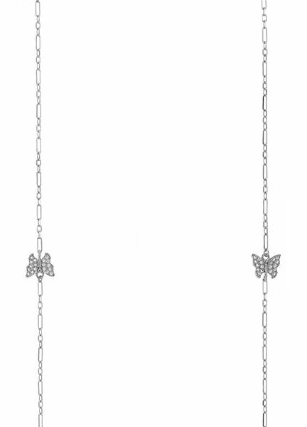 RONDA S/S 23 288Nс Колье, бижутерный сплав, фианиты, р.90