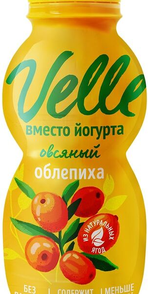 Напиток ВЕЛЛЕ Облепиха овсяный ферментированный питьевой 230г