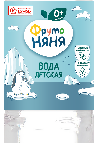 Вода питьевая Фрутоняня артезианск в/к негаз 1,5л ДП