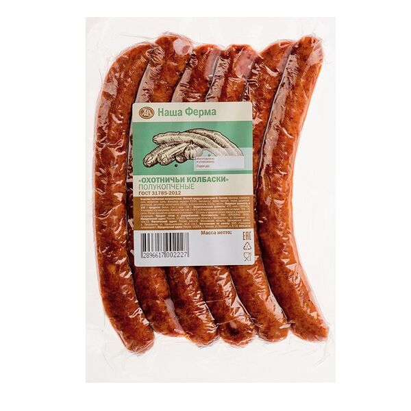 Колбаски «Охотничьи» от Татьяны Ерёмкиной, «Наша ферма», Московская область
