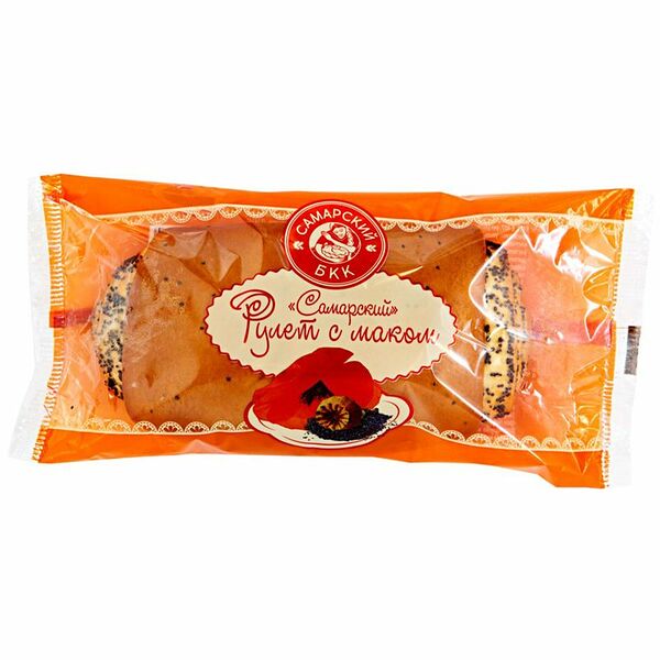 Рулет Самарский Булочно-кондитерский комбинат с маком 140 г