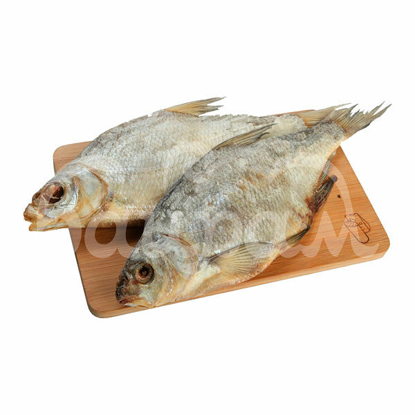 Лещ вяленый вес с/г Неразделанная Челны Холод пакет (300 г)