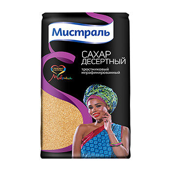 Сахар тростниковый Мистраль Десертный, нерафинированный