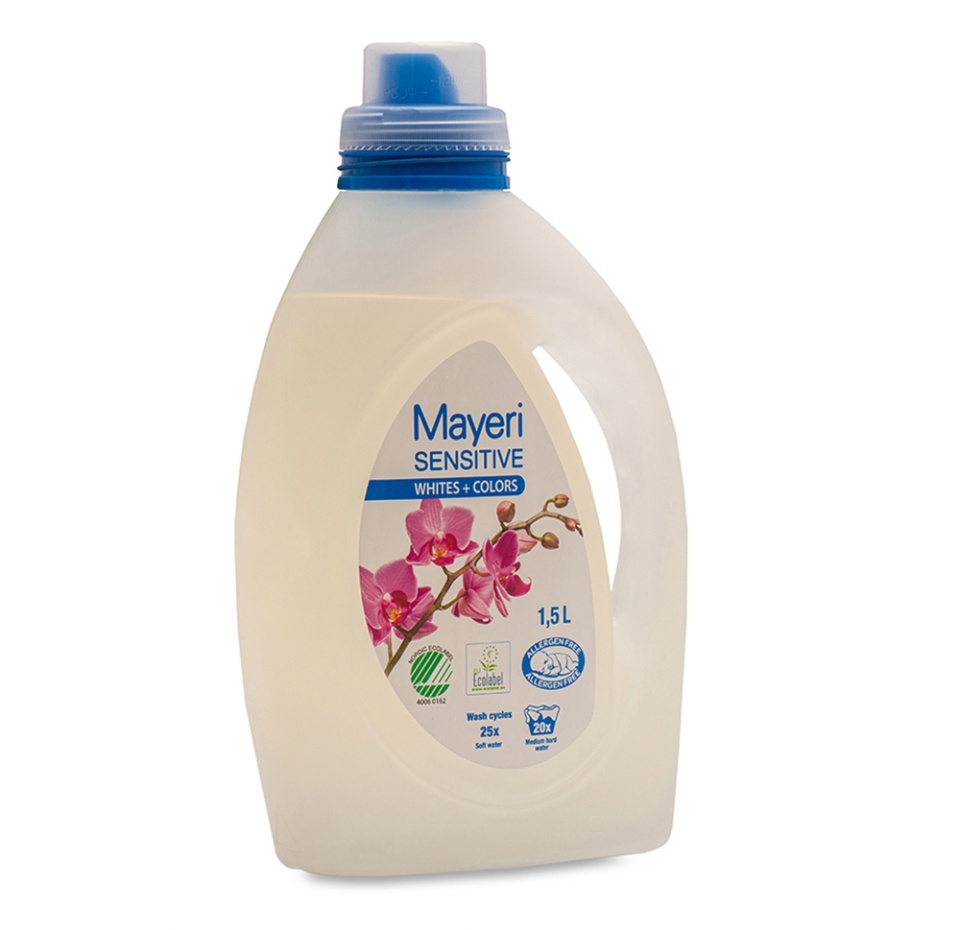 

Гель для стирки Mayeri Sensitive Whites+Colors 1500 мл