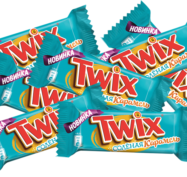 Печенье сахарное TWIX Соленая карамель шоколадные, вес 