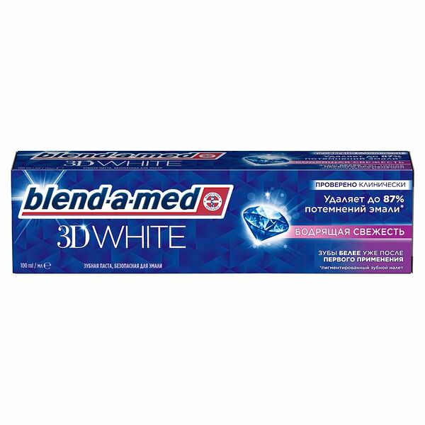 Зубная паста Blend-a-med 3D White Бодрящая свежесть