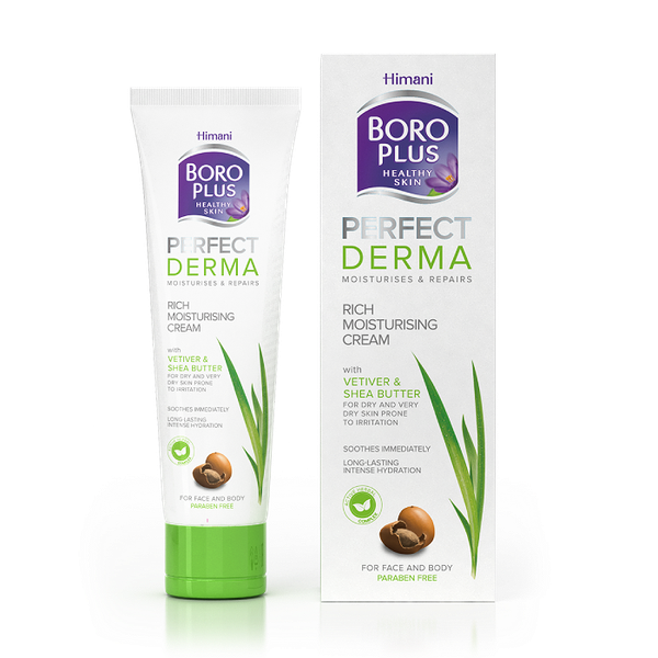 Boro Plus Perfect Derma Крем для лица и тела интенсивный увлажняющий с ветивером и Маслом ши 80 мл