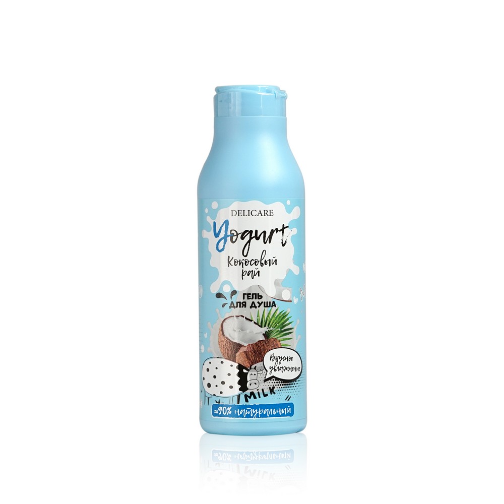 

Крем-гель для душа Delicare Yogurt Кокосовый рай 400 мл