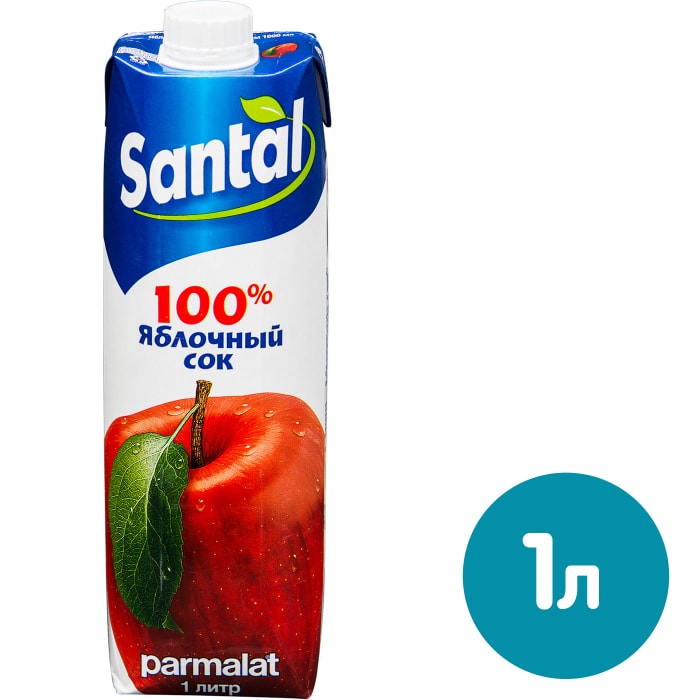 

Сок Santal Яблочный 1 л