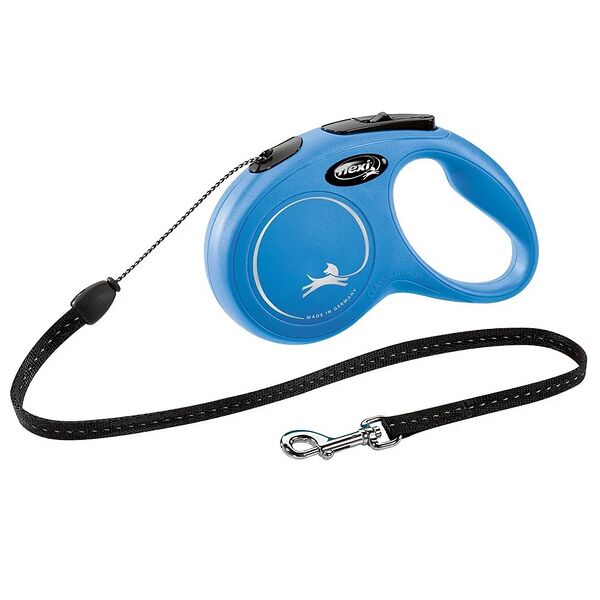 Рулетка Flexi New Classic S трос 5м/12кг синяя