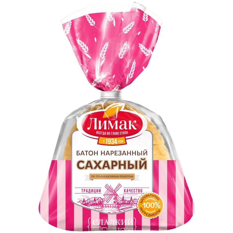 

Батон Лимак Сахарный в нарезке 180 г