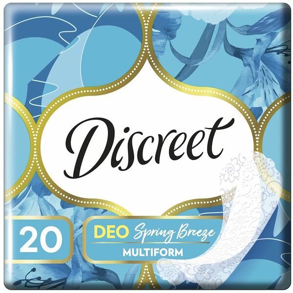 Прокладки ежедневные Discreet Deo spring breeze multiform, 20шт