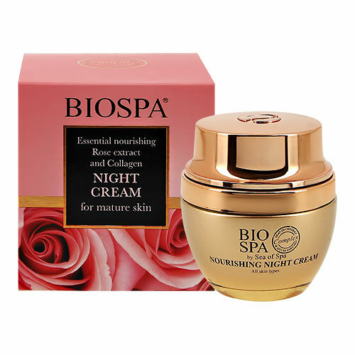 Крем для лица ночной Sea of Spa Biospa питательный для зрелой кожи с экстрактом розы и коллагеном 50 мл