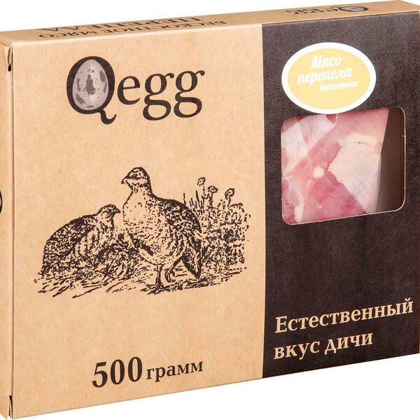 Мясо перепела для жаркого охлаждённое Qegg