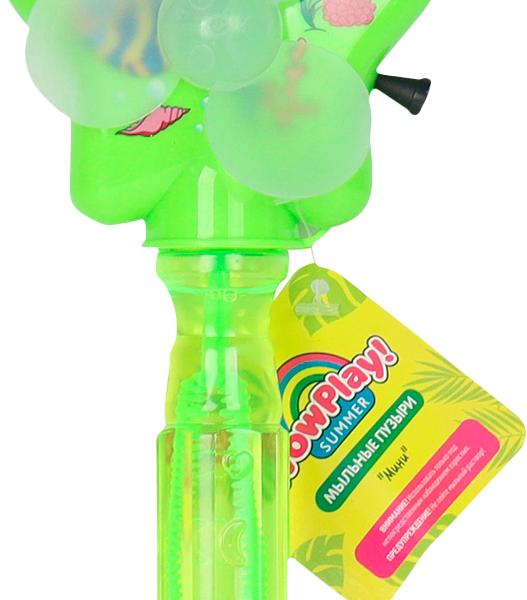 Мыльные пузыри мини с вентилятором 25мл, в ассортименте