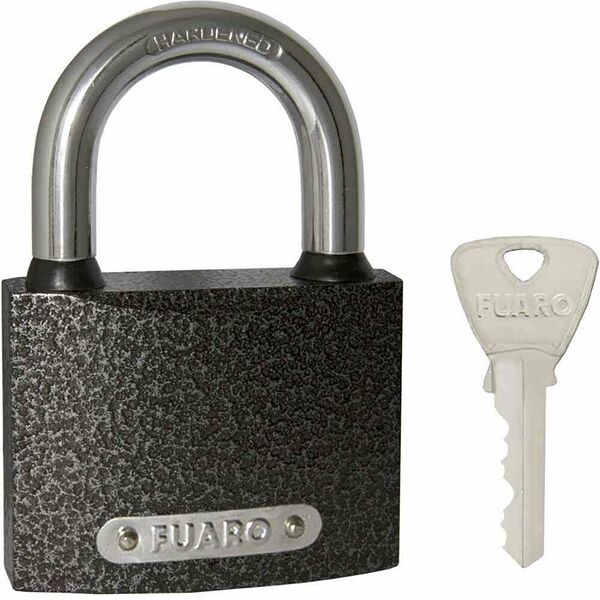 Замок навесной Fuaro PL-01-50 цвет: черный