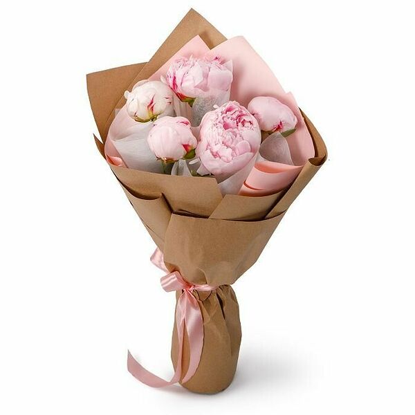 Букет из пионов 5 комплиментов