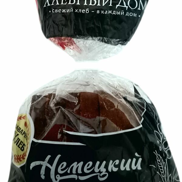 Хлеб Хлебный Дом Немецкий заварной с изюмом в нарезке