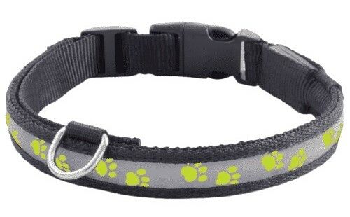 Triol LD09S ошейник нейлоновый светодиодный 20*230-310мм, Салатовый