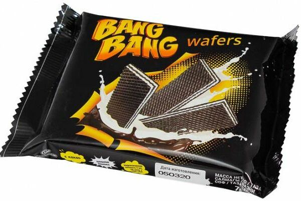 Вафли Сладонеж Bang Bang неглазированные, 70г