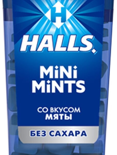 Конфеты HALLS Mini Mints со вкусом мяты 12.5г