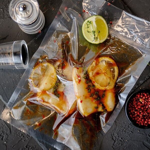 Полуфабрикат кальмар тушка в маринаде для гриля